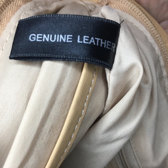 Genuine leather Giani Bernini Tan handbag - Picture 4 of 4